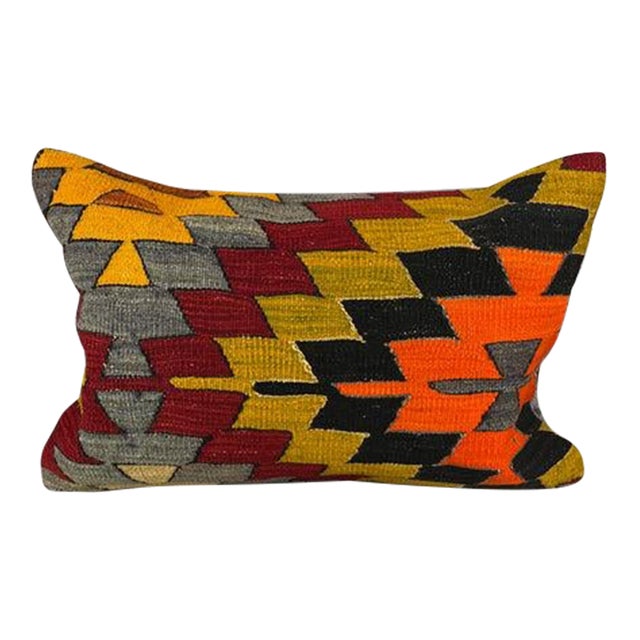 16 x 24 Kilim Pillow Turkish Cushion Grand Haven Pillow Cushion Cover For Sale