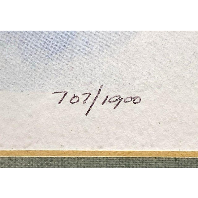 Green Late 20th Century Original Botanical Watercolor Painting by Mary Bertrand, Signed and Numbered For Sale - Image 8 of 12