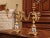 Elevate a mantel or dining table with this refined pair of French Louis XVI candelabras, crafted circa 1870 with...