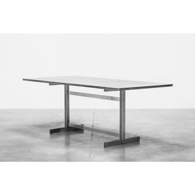 Dining Table by Jules Wabbes, Belgium, 1970s For Sale - Image 6 of 9