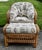 Braxton Culler Rattan Wicker Lounge Accent Chair & Ottoman Set Coastal Boho For Sale - Image 9 of 16
