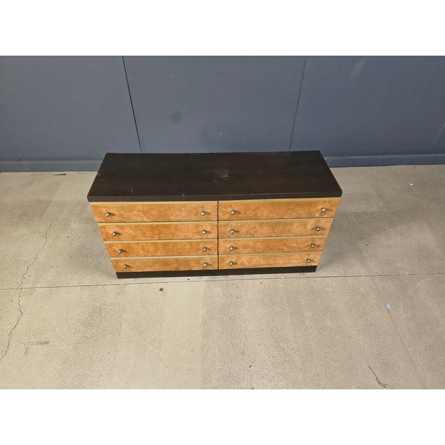 Vintage Italian Chest of Drawers in Velvet, 1970s For Sale - Image 9 of 11