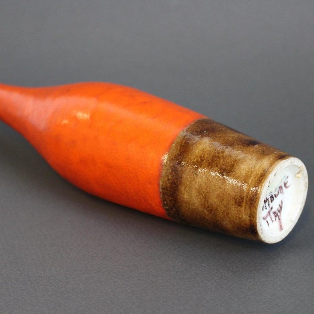 Mid-Century Italian Ceramic Vase by Guido Gambone For Sale - Image 13 of 14