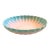 Large Mid Century Ceramic Scalloped Serving Bowl For Sale