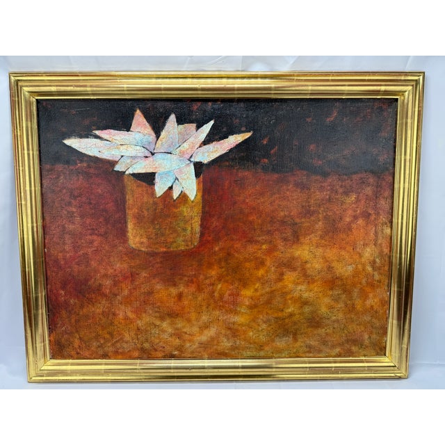 Valery Konevin (Ussr, B. 1952) Abstract Still Life "Mapahta 2" Oil on Canvas For Sale In Providence - Image 6 of 10