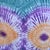 Textile Early 20th Century Yoruba Tie Dyed Orange Teal and Purple Textile 90.5x75 inch For Sale - Image 7 of 7