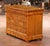 This handsome Louis Philippe antique chest of drawers was crafted in walnut circa 1860, and features richly figured burl...