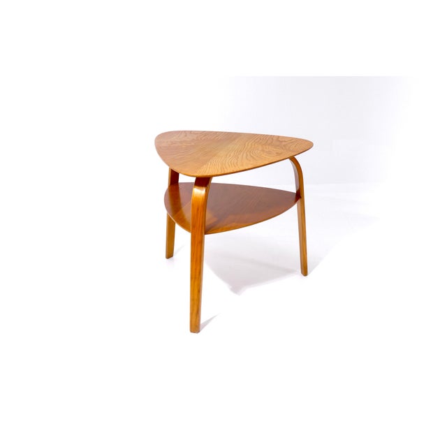 Vintage French Side Table by Hugues Steiner, 1950 For Sale - Image 13 of 16