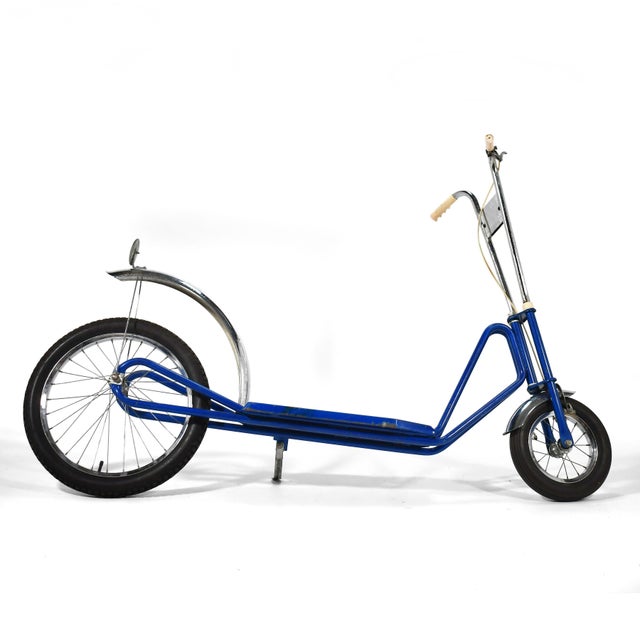 Metal Vintage Kangaroo Scooter Blue 1969 For Sale - Image 7 of 10