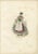 French Peasant Woman Print Neuviller Bar Rhin 1853 by Compte-Calix – Hand-Colored Lithograph This beautiful antique print...