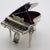 Italian Vintage Italian Handmade Genuine Sterling Silver 925 Piano Instrument Figurine / Pill Snuff Trinket Box For Sale - Image 3 of 14
