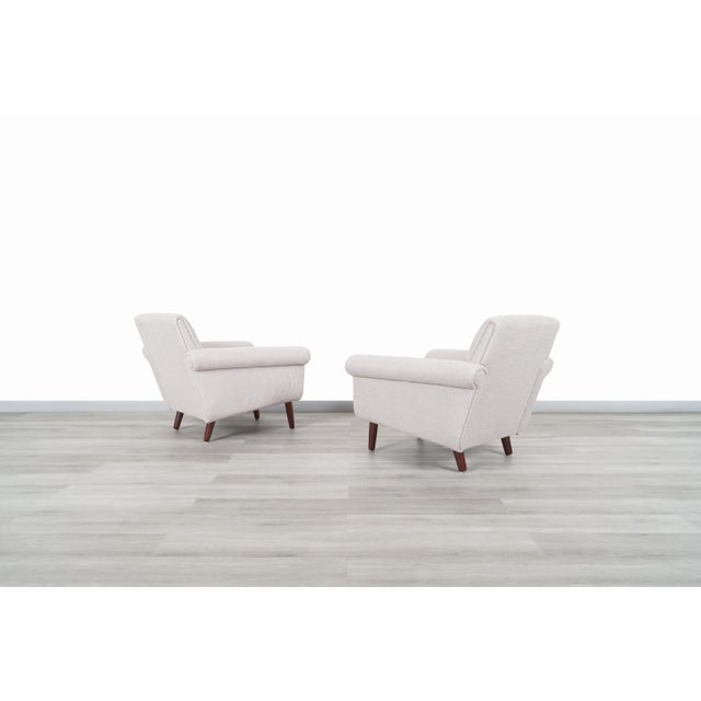 1960s Danish Modern Rosewood Lounge Chairs For Sale - Image 5 of 12