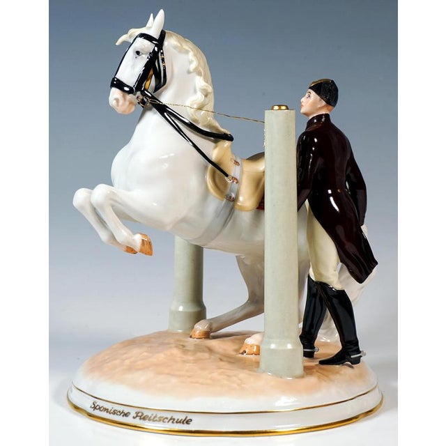 1960s Vintage Spanish Horse by Augarten, 1960s For Sale - Image 5 of 7