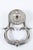 1940s Large Nickel Door or Furniture Handle For Sale - Image 5 of 7