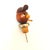 A wonderful vintage Danish teak head bottle stopper. The head wears a little baseball cap with a cigar in his mouth. A...