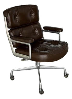 Eames Time-Life Executive Desk Chair - Herman Miller - Brown Leather - 1970s