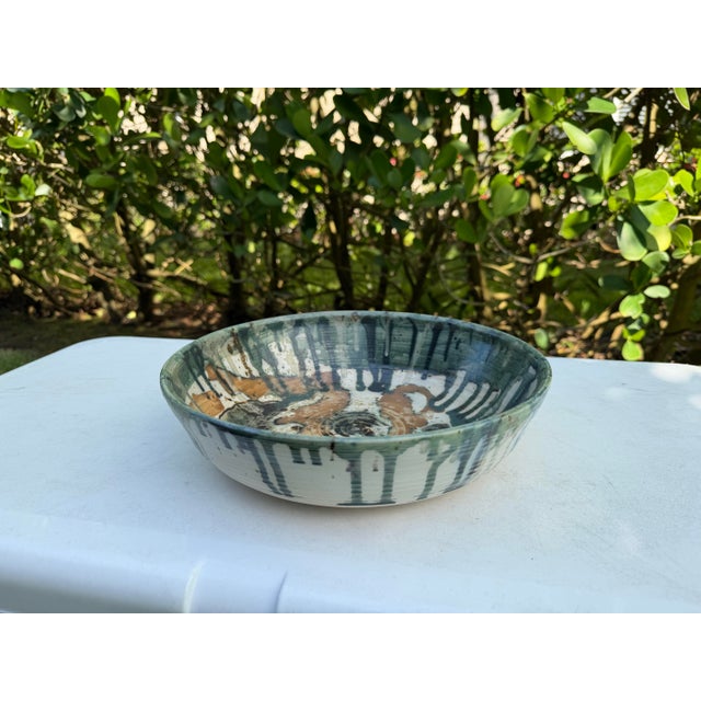 1992 Phelps Studio Pottery Bowl, 11.25” For Sale In Naples, FL - Image 6 of 10