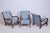 This set of three armchairs is a truly magnificent and refined showcase of high-end bourgeois furniture from the early...