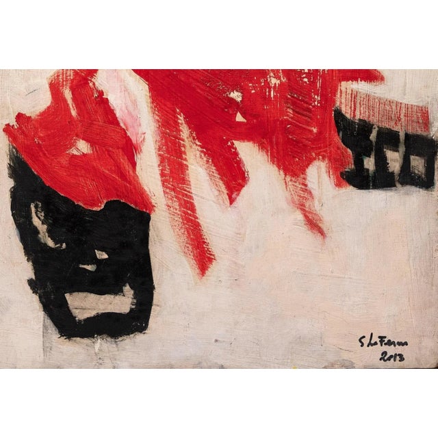 Red Shape is an original artwork realized by Giorgio Lo Fermo (b. 1947) in 2013. Oil on plywood. Hand signed and dated by...