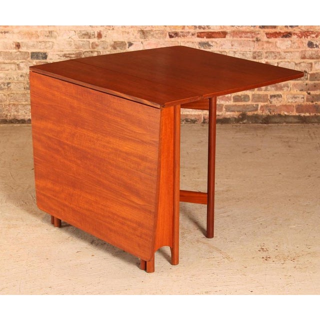 Mid-Century Drop Leaf Dining Table from McIntosh, 1970s For Sale - Image 4 of 12