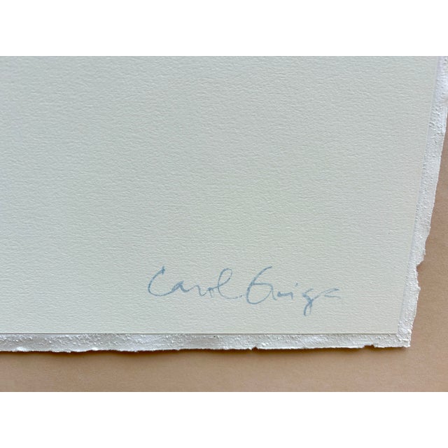 Wood 1970s Vintage Original Signed Carol Grigg Water Color “Earth Healer” on Horseback For Sale - Image 7 of 12