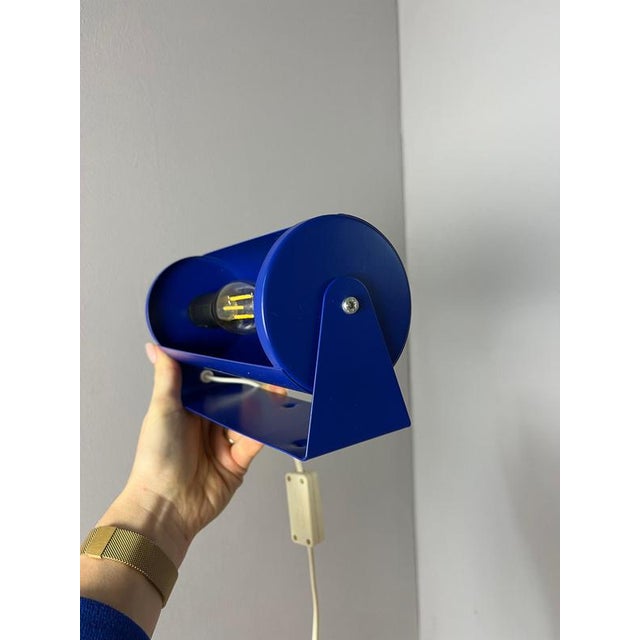 Royal Blue Lod Wall Lamp from Ikea For Sale - Image 10 of 11