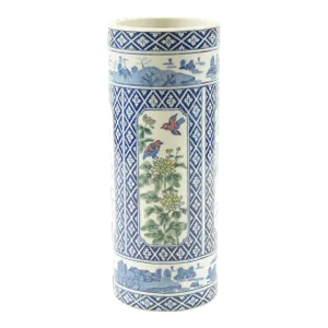 Early 20th Century Blue and White Porcelain Vase