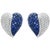 Invisible Mystery Set Sapphire and Diamond Cocktail Earring 18 Karat Gold For Sale - Image 15 of 18