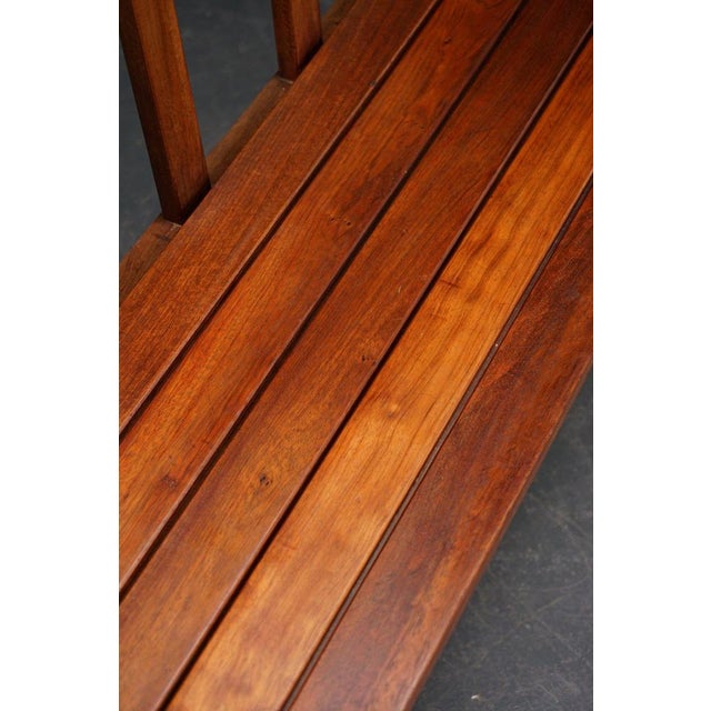 Brown Art Deco Beurs van Berlage Bench For Sale - Image 8 of 18