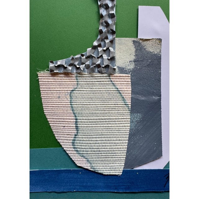Paper "Pop Music 4" Original Mixed-Media Collage on Paper by Zac Woodiel For Sale - Image 7 of 9