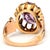 Victorian Mid 19th Century 14kr Victorian Inlaid Amethyst & Diamond Ring, Size 2 3/4 For Sale - Image 3 of 5