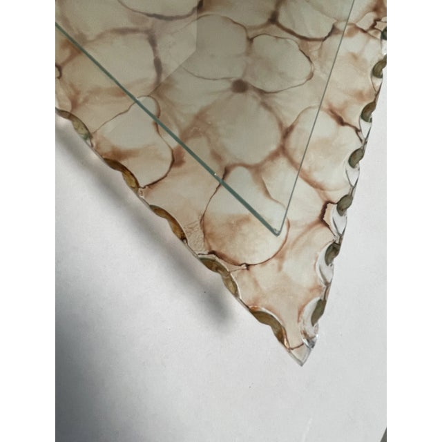 Glass 1980s Vintage Creazioni Silvestri Murano All Glass Covered Box For Sale - Image 7 of 10