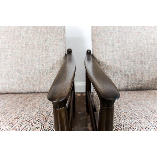 Beige Set of GFM-64 Armchairs by Edmund Homa for GFM, 1960s For Sale - Image 8 of 18