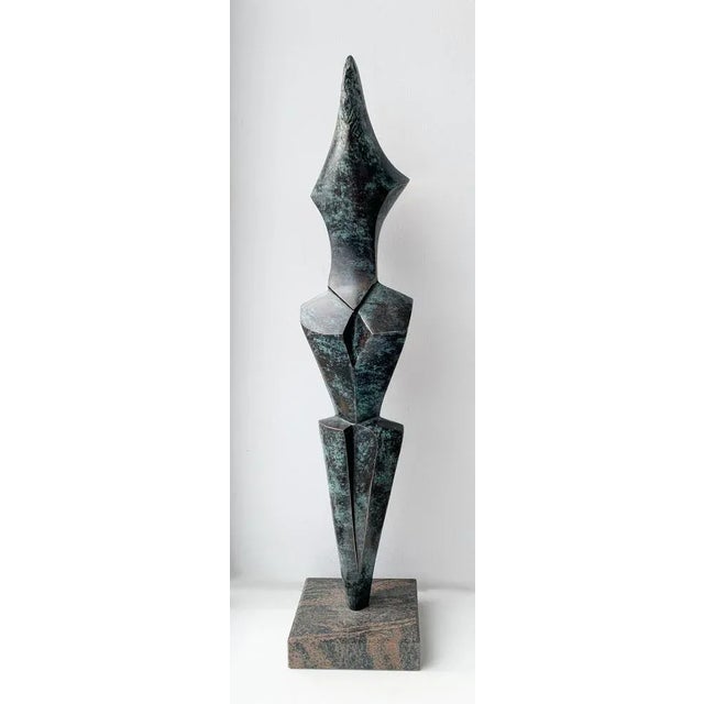 Modern Maya Sculpture in Bronze by Stanislaw Wysocki, 2016 For Sale - Image 3 of 5