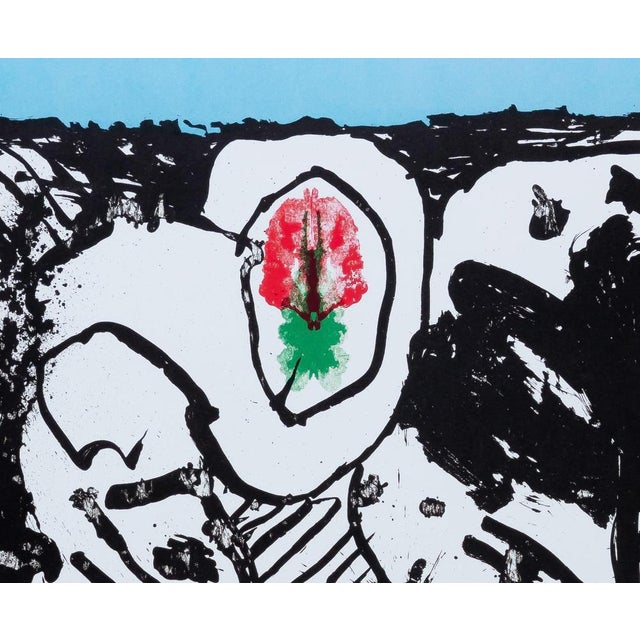 Formes et Fleur Poster after Pierre Alechinsky For Sale - Image 4 of 6