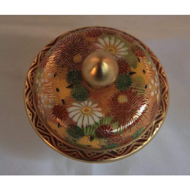 Ceramic Antique 19th Century Japanese Ginger Jar Shimazu Satsuma Mille Fleur For Sale - Image 7 of 13