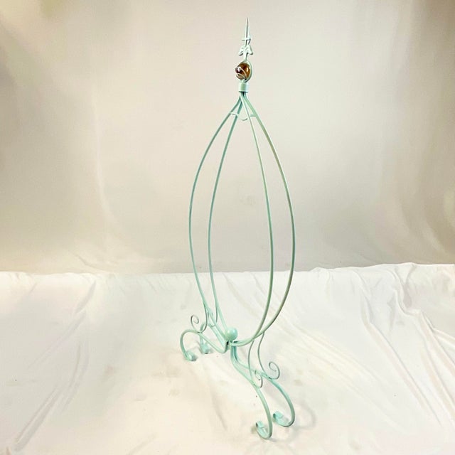 1990s 1990s Vintage Boho Chic Hanging Planter Frame Rack Stand. For Sale - Image 5 of 7