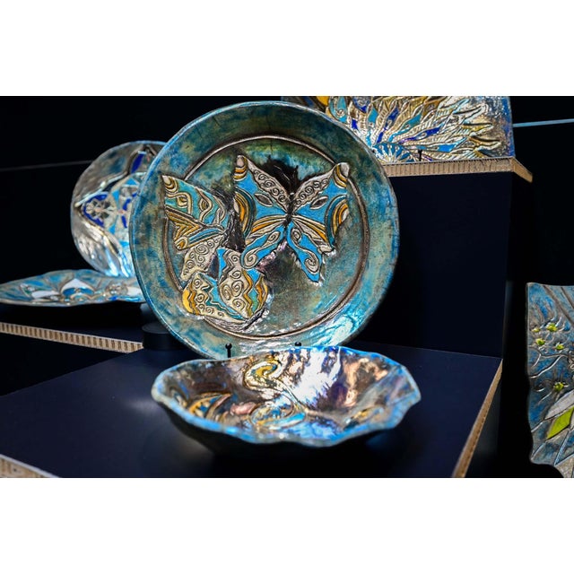 Harmonies of Wings Sculpture in Raku Ceramic from Stefania Zoppellaro, 2025 For Sale - Image 4 of 10