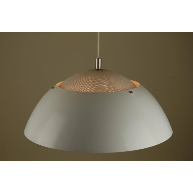 White Safari Pendant by Christian Hvidt for Nordisk Solar Compagni, 1970s For Sale - Image 8 of 12