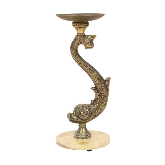 Mid-Century Mythical Dolphin Floor Ashtray, France, 1950s For Sale - Image 15 of 15