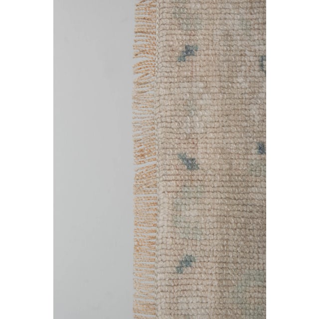 Turkish Pink Oushak Wool Rug For Sale - Image 10 of 12