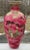 18" Fine & Large Antique Pink Satsuma Deep Relief Warrior Vase Meiji Era 19th C. For Sale - Image 14 of 18