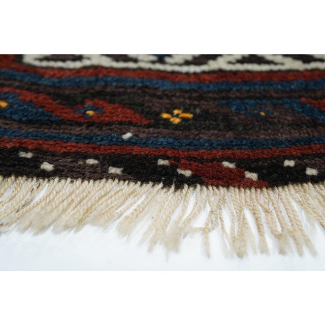 Vintage Balouch Rug 2'2'' X 2'4'' For Sale In New York - Image 6 of 12