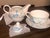 Delton Porcelain Peacock & Botanical Tea for One Set in Decorative Gift Box For Sale - Image 13 of 13