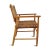 Banana Weave & Teak Arm Chair For Sale - Image 4 of 12