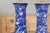 Mid 20th Century Mid Century Modern Porcelain Blue and White Table Lamps with Blooming Trees, a Pair For Sale - Image 10 of 12