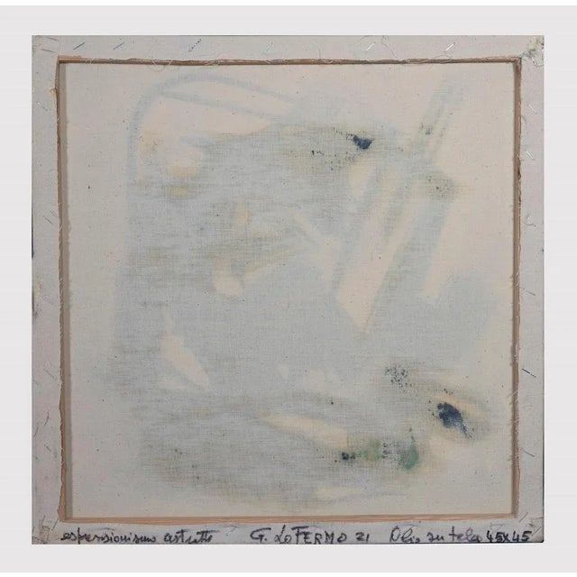 Contemporary Giorgio Lo Fermo, Abstract Expressionism, Original Oil on Canvas, 2021 For Sale - Image 3 of 4