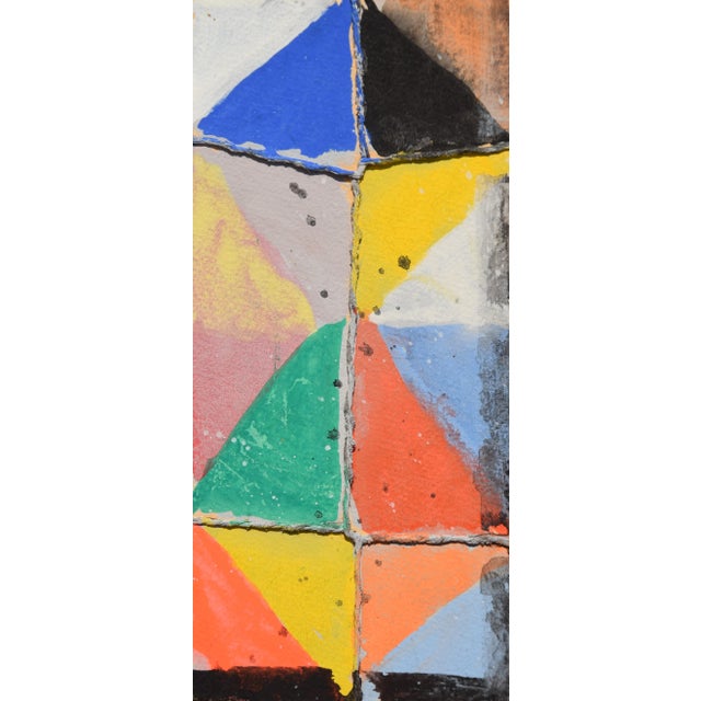 Wolff Mirus, Abstraction, 1985, Gouache & Mixed Media For Sale - Image 8 of 8