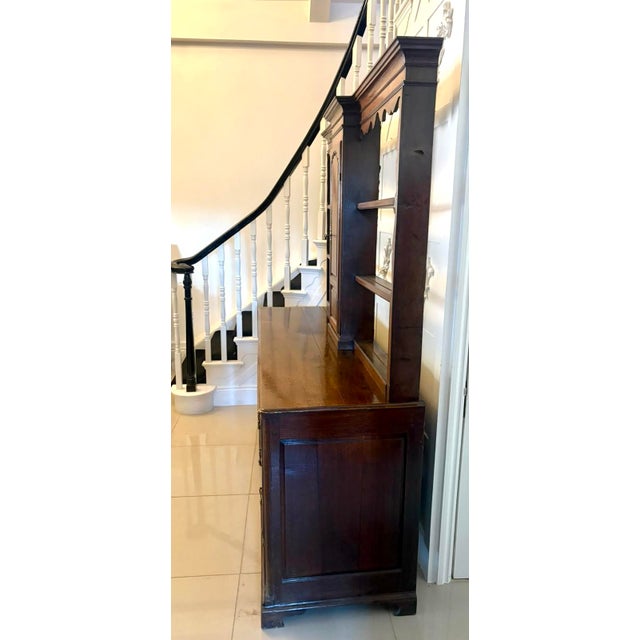 Antique Georgian Lancashire Oak Dresser and Plate Rack, 1780 For Sale - Image 6 of 18