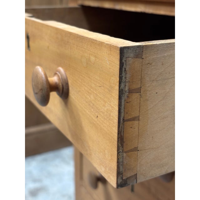 Antique English Bank of Drawers For Sale - Image 4 of 7